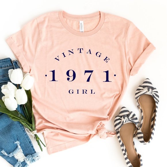 Custom 50th Birthday TShirt 1971 - Picture 2 of 4